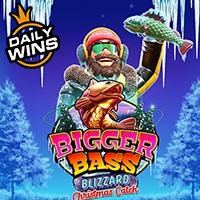 Ilustrasi game Bigger Bass Blizzard - Christmas Catch