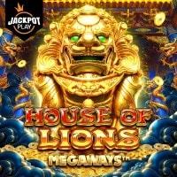 Ilustrasi game House of Lions Megaways Jackpot Play